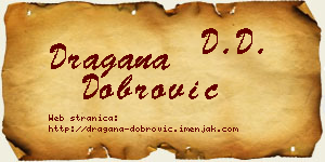 Dragana Dobrović vizit kartica